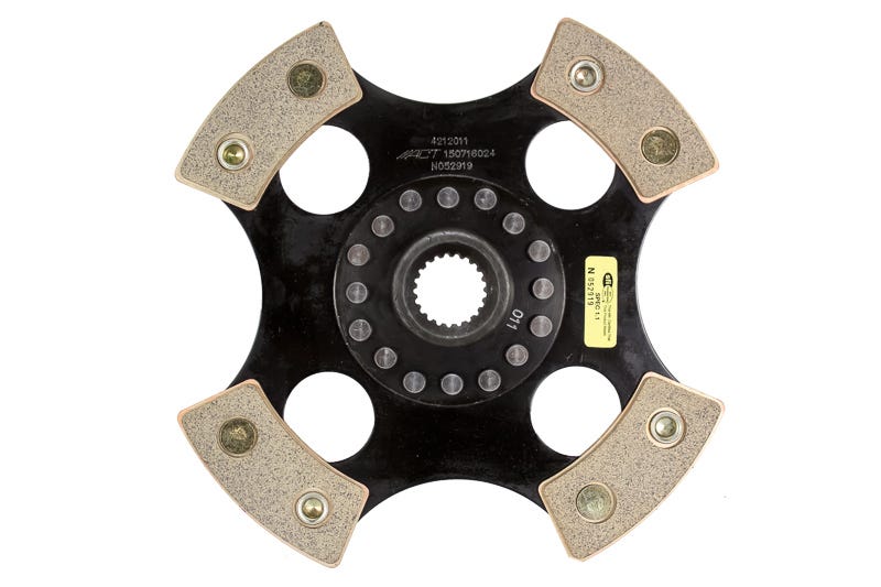 ACT 4212011 4 Pad Rigid Race Disc for 1988 Honda Civic
