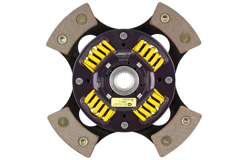 ACT 4224704 4 Pad Sprung Race Disc for 2003–2004 Chrysler Sebring