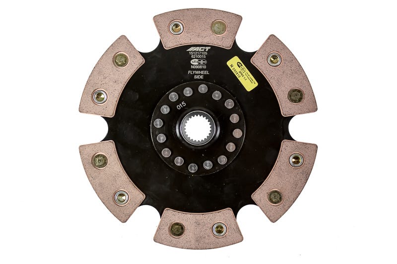 ACT 6210015 6 Pad Rigid Race Disc for 1995–2002 Volkswagen Cabrio