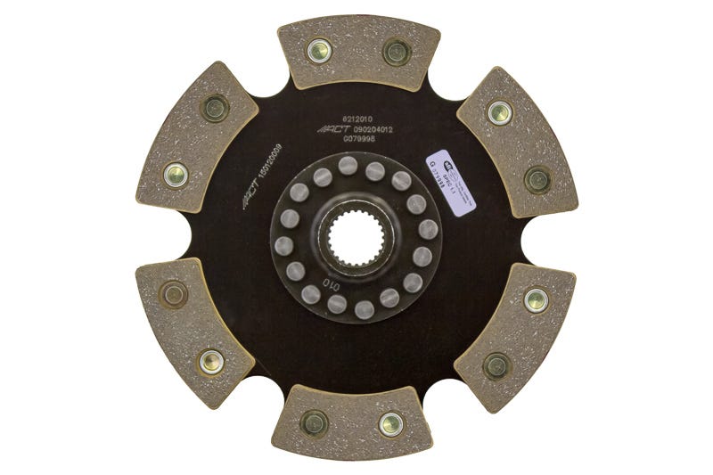 ACT 6212010 6 Pad Rigid Race Disc for 2000–2009 Honda S2000