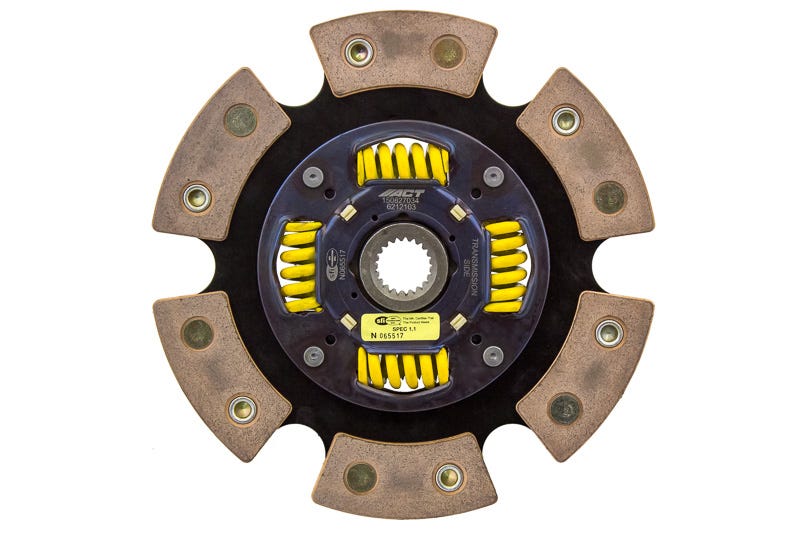 ACT 6212103 6 Pad Sprung Race Disc for 1990–1997 Geo Prizm