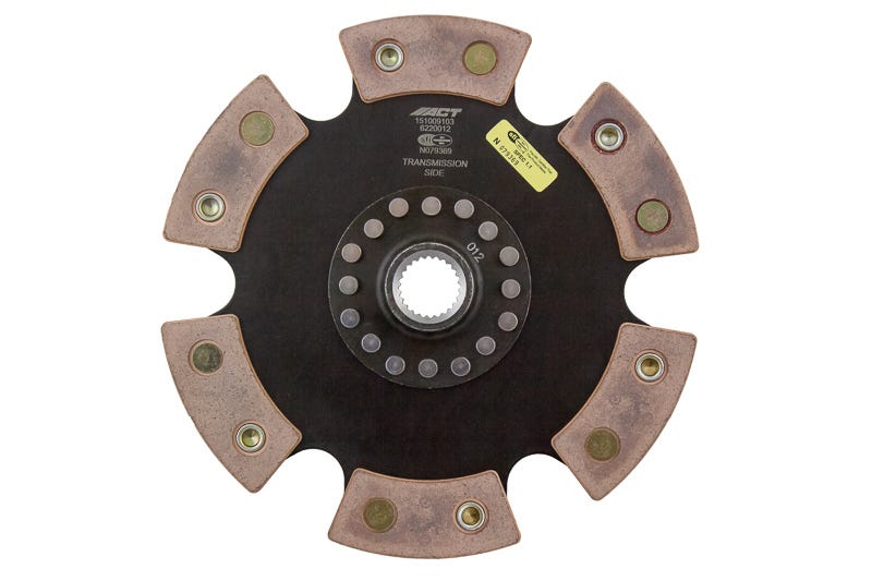 ACT 6220012 6 Pad Rigid Race Disc for 1990–1991 Acura Integra
