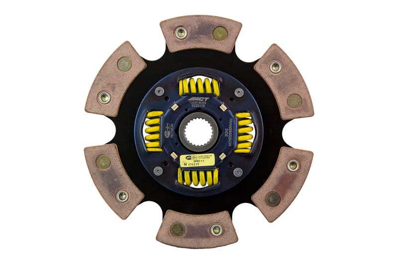 ACT 6220110 6 Pad Sprung Race Disc for 1992–2001 Acura Integra