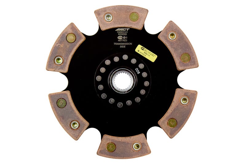 ACT 6224006 6 Pad Rigid Race Disc for 1989–1998 Nissan 240SX
