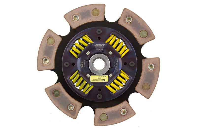 ACT 6224203 6 Pad Sprung Race Disc for 1980–1982 Toyota Corolla