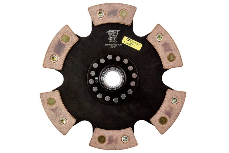 ACT 6240018 6 Pad Rigid Race Disc for 2013–2016 Scion FR-S