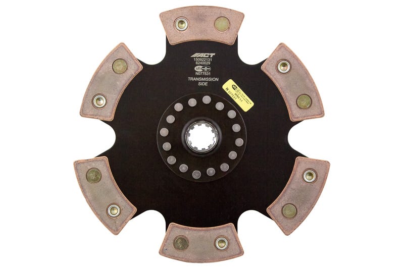 ACT 6240029 6 Pad Rigid Race Disc for 2001–2006 BMW M3