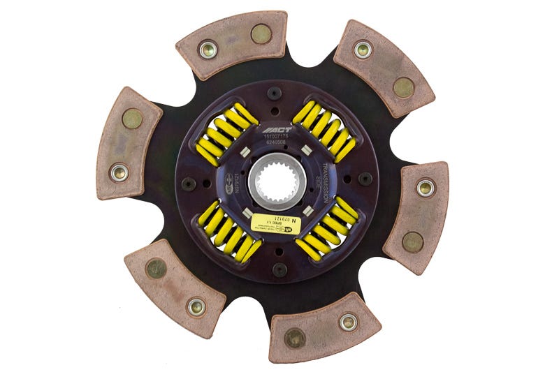 ACT 6240508 6 Pad Sprung Race Disc for 2010–2012 Hyundai Genesis Coupe
