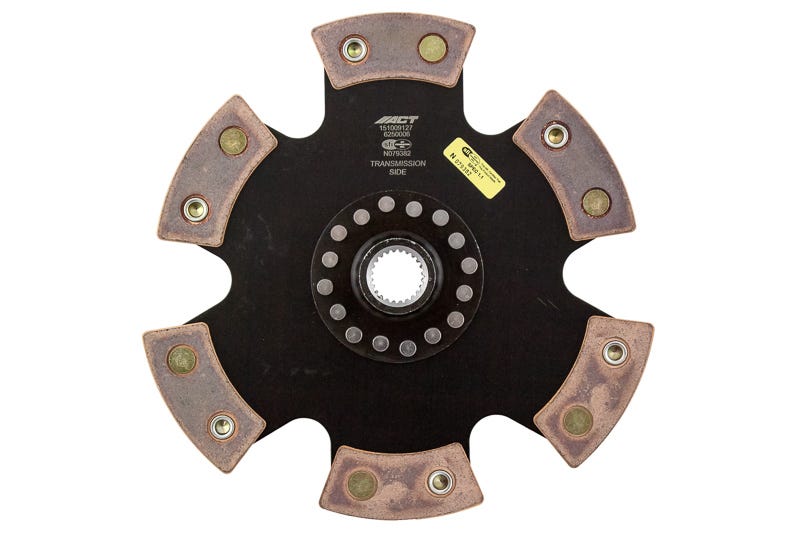 ACT 6250006 6 Pad Rigid Race Disc for 2003–2008 Infiniti G35
