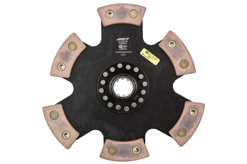 ACT 6266002 6 Pad Rigid Race Disc for 1958–1966 American Motors Ambassador