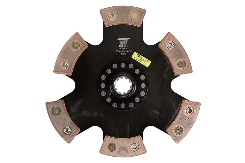ACT 6266019 6 Pad Rigid Race Disc for 1986–2001 Ford Mustang