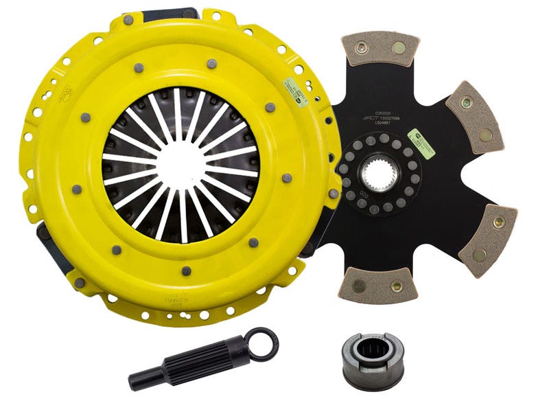 ACT FM5-HDR6 HD/Race Rigid 6 Pad for 2005–2010 Ford Mustang