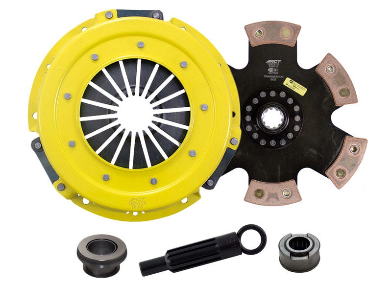 ACT FM7-SPR6 Sport/Race Rigid 6 Pad for 1996–2001 Ford Mustang