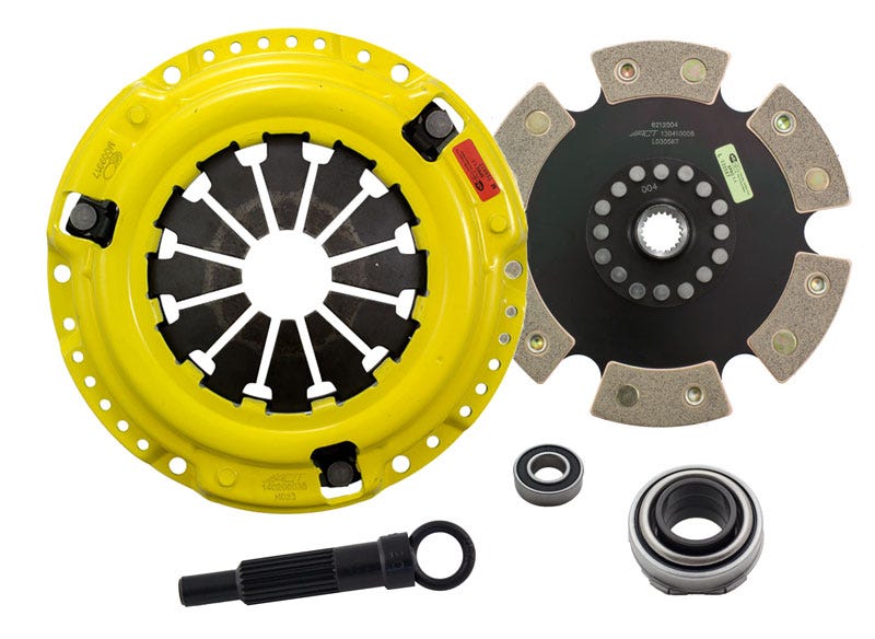 ACT HC4-HDR6 HD/Race Rigid 6 Pad for 1989–1991 Honda Civic