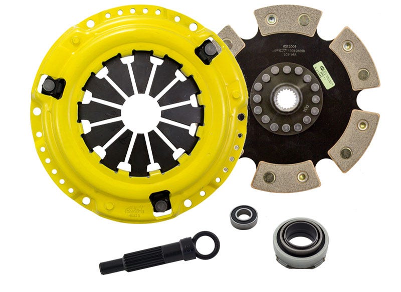 ACT HW4-SPR6 Sport/Race Rigid 6 Pad for 1989–1991 Honda Civic