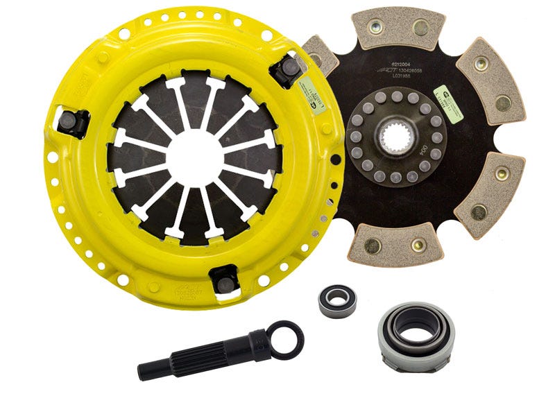 ACT HW4-XTR6 XT/Race Rigid 6 Pad for 1989–1991 Honda Civic