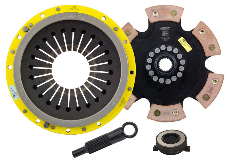 ACT PO1-HDR6 HD/Race Rigid 6 Pad for 1991–1998 Porsche 911