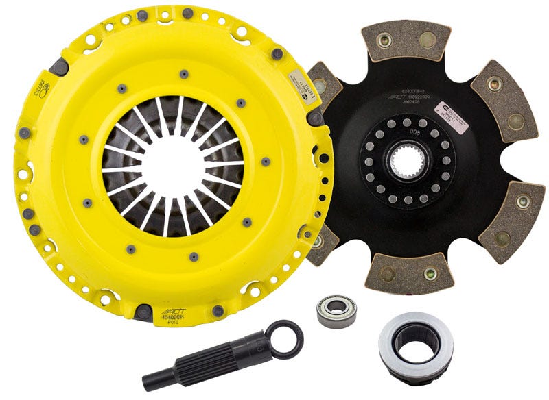 ACT PO2-HDR6 HD/Race Rigid 6 Pad for 2002–2004 Porsche 911