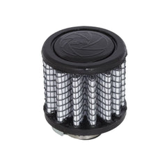 aFe Power 18-00311 Air Filter Crank Case Ventilation Pro Dry S 5/16 F x1-1/2 B x1-1/2 T x1-1/2 H in (Blue)