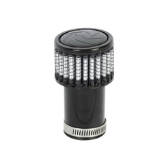 aFe Power 18-01004 Air Filter Crank Case Ventilation Pro Dry S 1 F x 2 B x 2 T(Chrome) x 1-1/2 H in (Blue)