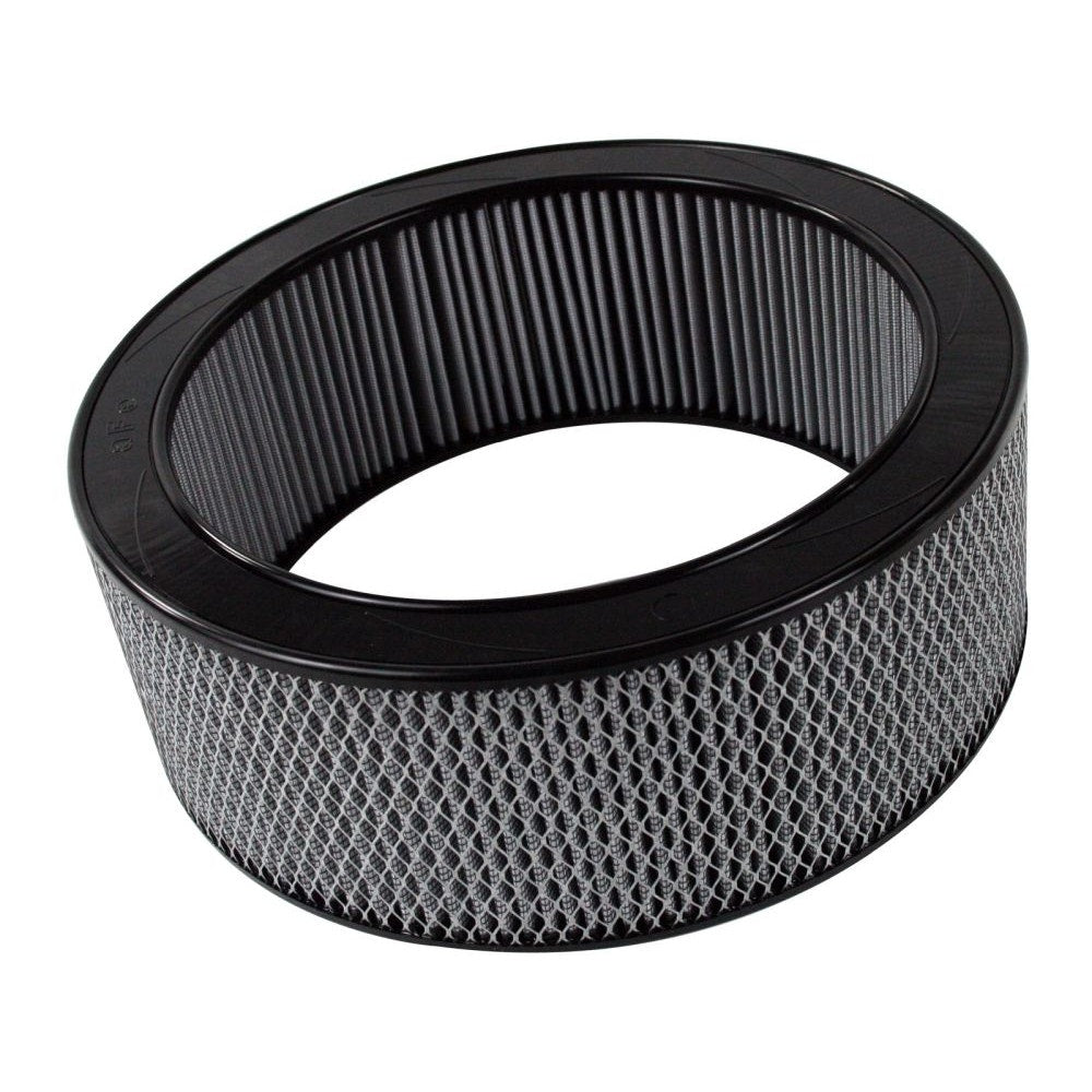 aFe Power 18-11428 Air Filter Round Racing Pro Dry S 14 OD x 11 ID x 5 H in E/M (Gray)