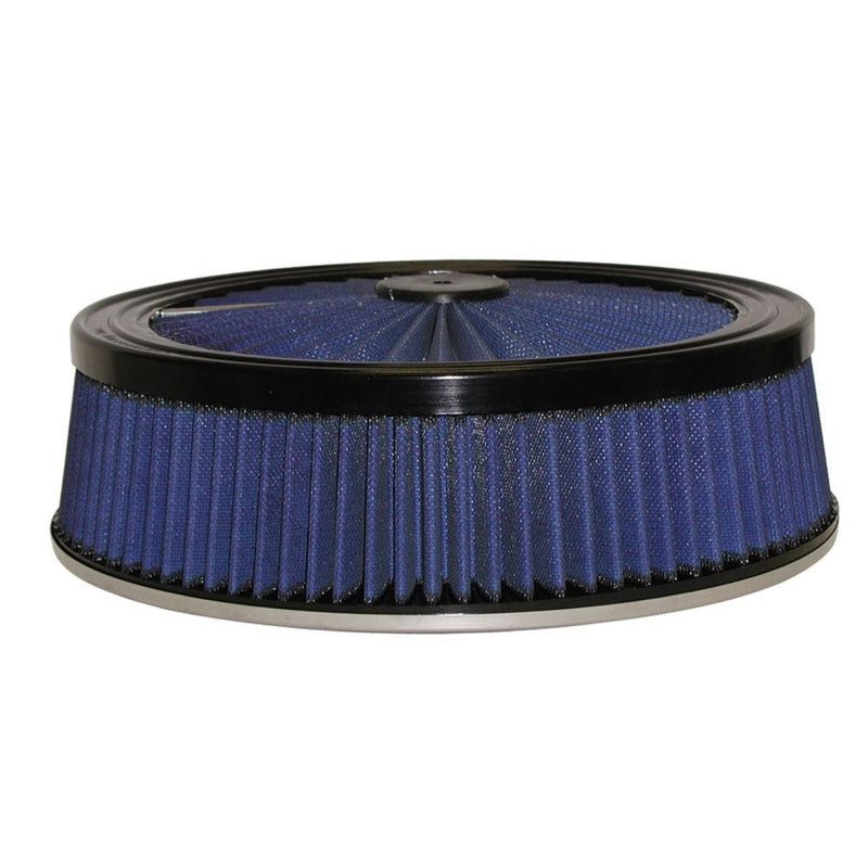 aFe Power 18-31404 Air Filter TOP Racer 14 D x 4 H in (Black/Blue)