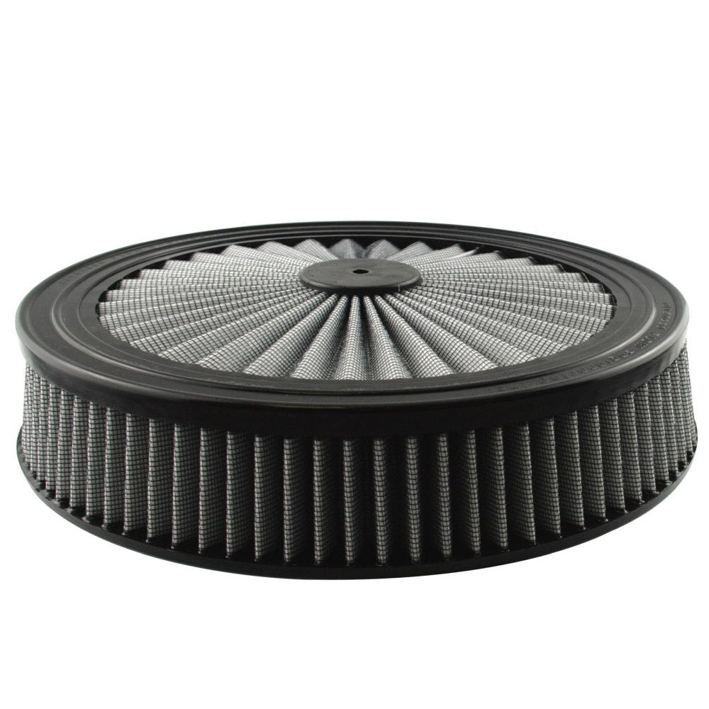 aFe Power 18-31423 Air Filter TOP Racer 14 D x 3 H in (Pro Dry S) (White)