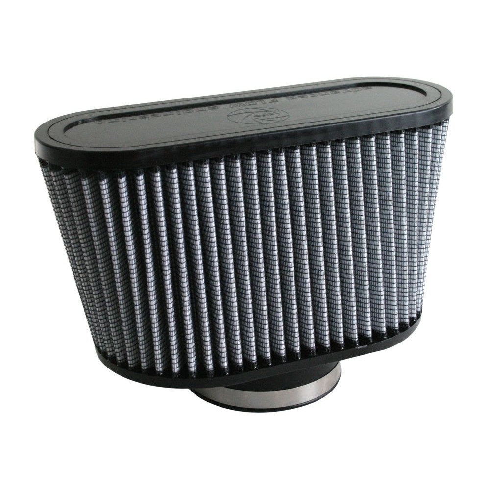 aFe Power 21-90025 Air Filter Pro Dry S 3-3/4 F x (9x5-3/4) B x (11x4) T x 6 H in (Red)