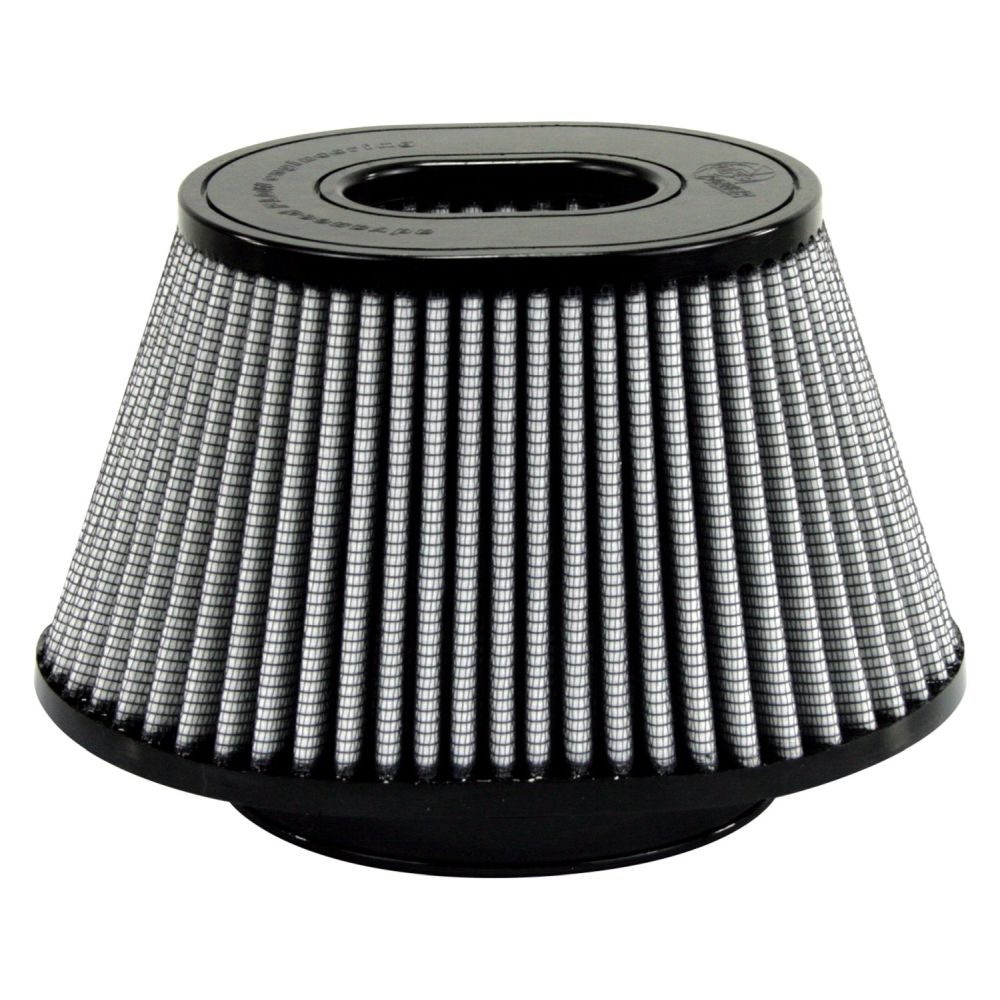 aFe Power 21-91040 Air Filter Pro Dry S 5-1/2F x(7x10)B x(6-3/4x5-1/2)T(Inverted)x5-3/4H (Gray)