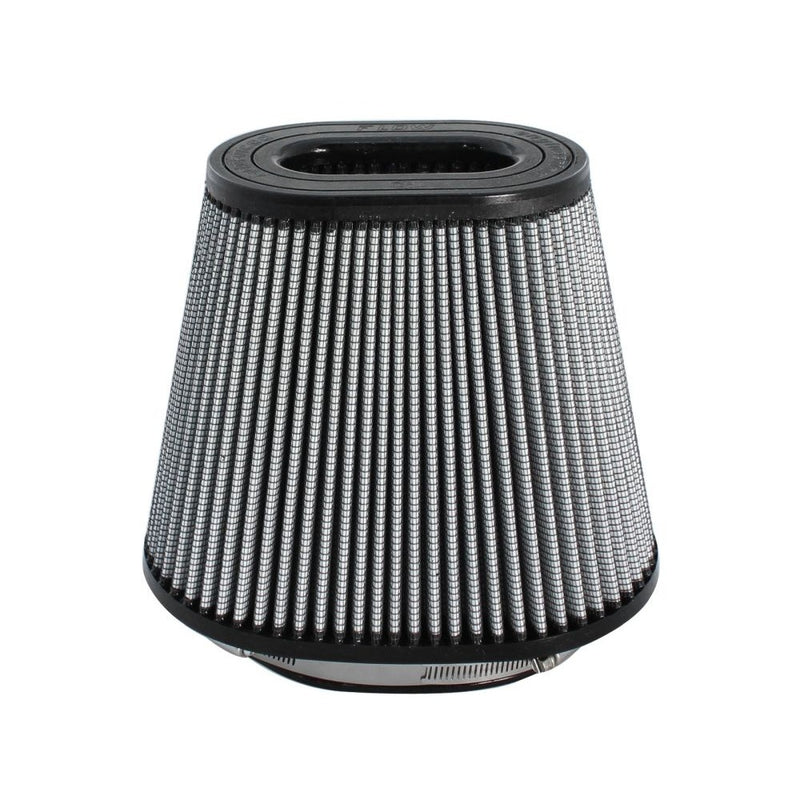 aFe Power 21-91070 MagnumFLOW Intake PRO DRY S Air Filter - Flange ID-5.25x7 in. x B-6.31x10 in. x T-4.5x6.75 in. x H-8 in.
