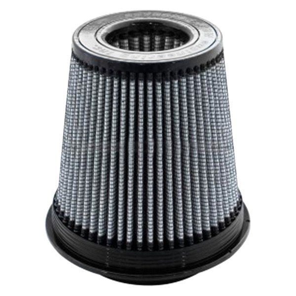 aFe Power 21-91073 MagnumFLOW Intake PRO DRY S Air Filter - Flange ID-4 in. x B-6 in. x T-4.5 in. - Inverted - H-6.5 in.