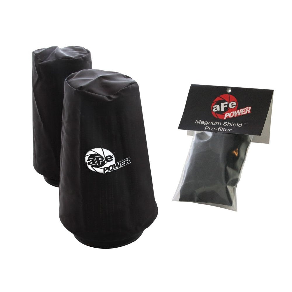 aFe Power 28-10213M MagnumSHIELD EcoBoost Stage 2 Pre Filter - Air Filter Wrap - Black - 2 Per Pack (For PN[21-90069M/24-90069M/72-90069M])