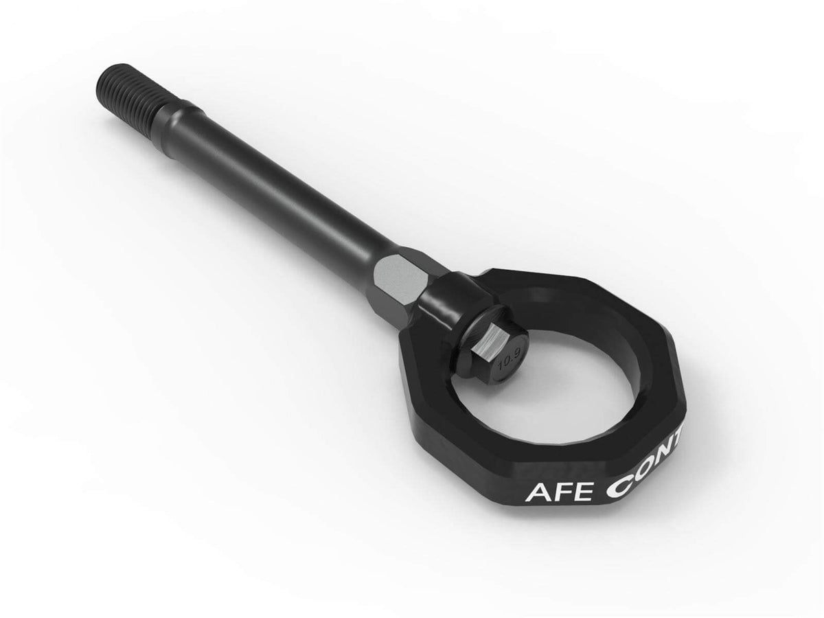 aFe Power 450-401014-L CONTROL Series Front Blue Powder Coated Tow Hook for 2020–2025 Chevrolet Corvette