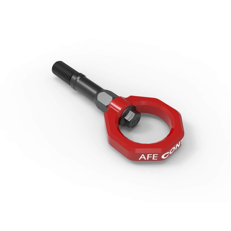 aFe Power 450-401015-R CONTROL Series Rear Red Powder Coated Tow Hook