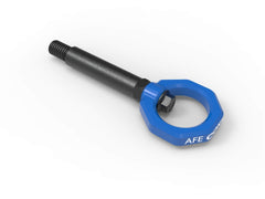aFe Power 450-502002-L Control Series Rear Blue Powder Coated Tow Hook