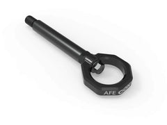 aFe Power 450-502004-B CONTROL Series Front And Rear Black Powder Coated Tow Hook for 2023–2025 BMW M2