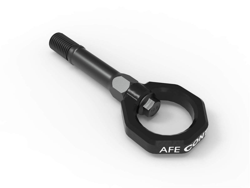 aFe Power 450-712001-B CONTROL Series Front Black Powder Coated Tow Hook for 2009–2020 Nissan 370Z