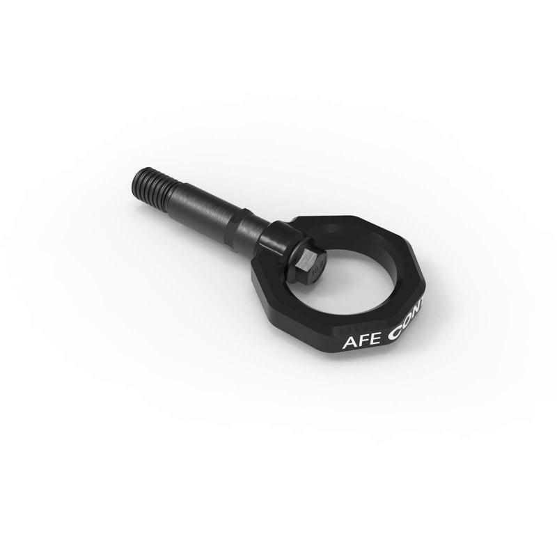 aFe Power 450-721002-B Control Series Rear Black Powder Coated Tow Hook