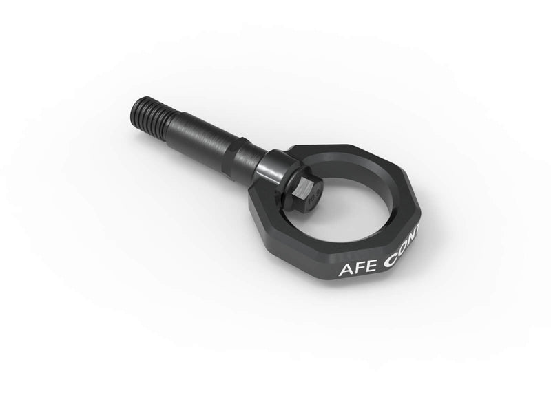 aFe Power 450-721002-G Control Series Rear Gray Powder Coated Tow Hook for 2021–2025 Toyota GR Supra