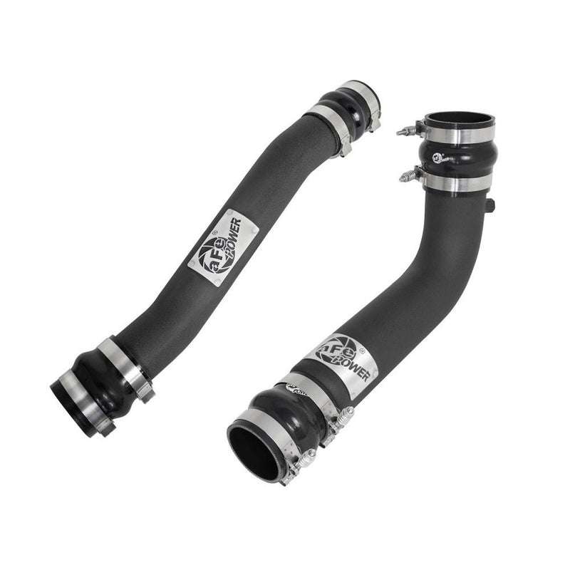 aFe Power 46-20034-B BladeRunner Intercooler Tube Combo Kit - (Hot Side - 3in. Aluminum Tube) - (Cold Side - 3.5in. Aluminum Tube) - (Powder Coat Black)