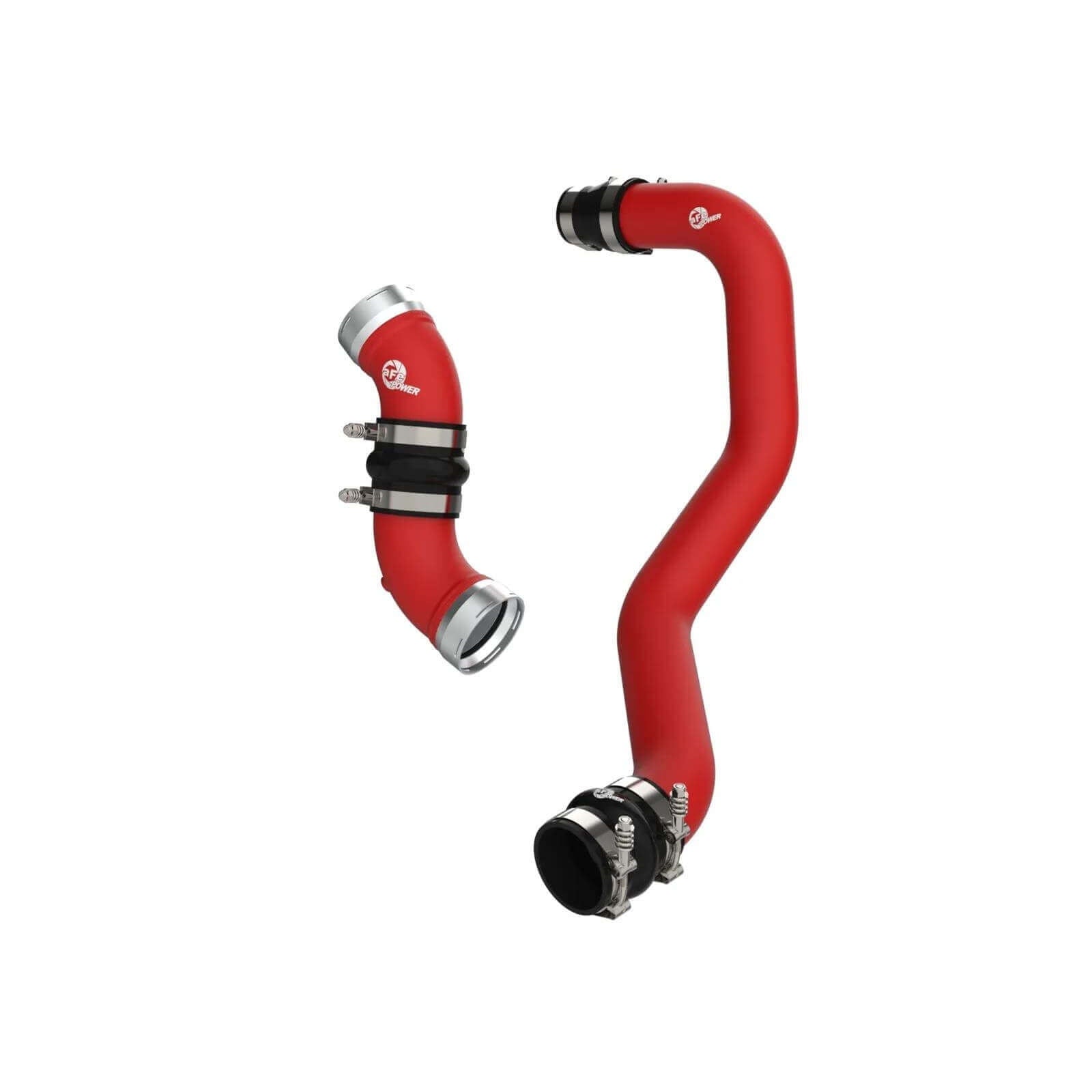 aFe Power 46-20054-R BladeRunner Red Powder Coated Aluminum Hot And Cold Charge Pipe Kit