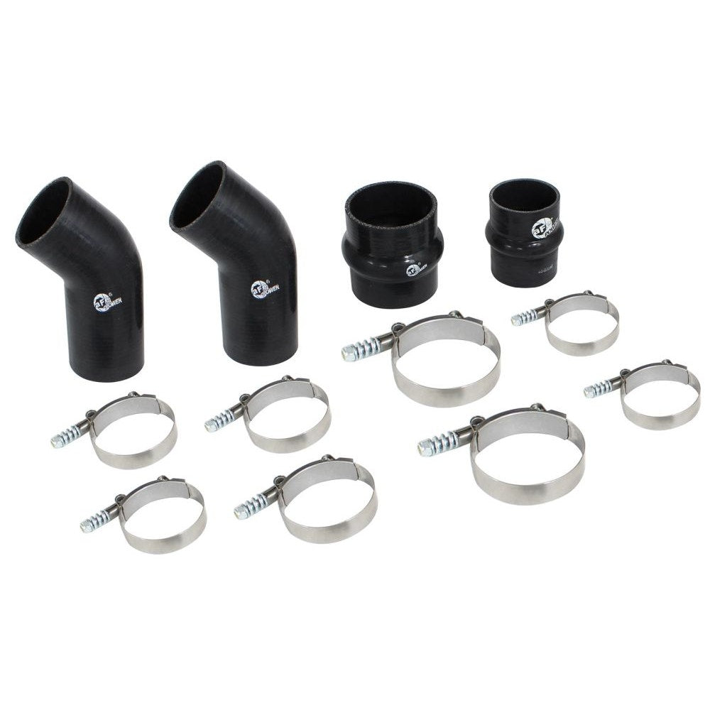 aFe Power 46-20130A Bladerunner Intercooler Kit - Incl. 5 Ply Reinforced Coupler Hose/Clamps - Reinforced Silicone