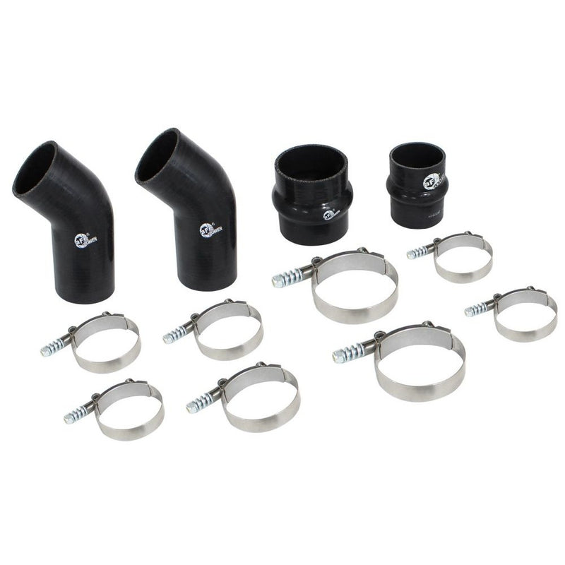 aFe Power 46-20130A Bladerunner Intercooler Kit - Incl. 5 Ply Reinforced Coupler Hose/Clamps - Reinforced Silicone