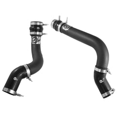 aFe Power 46-20134-B Bladerunner Intercooler Kit - Combo - Incl. Couplings/T-Bolt Clamps - 3 in. Powder Coated Wrinkle Black