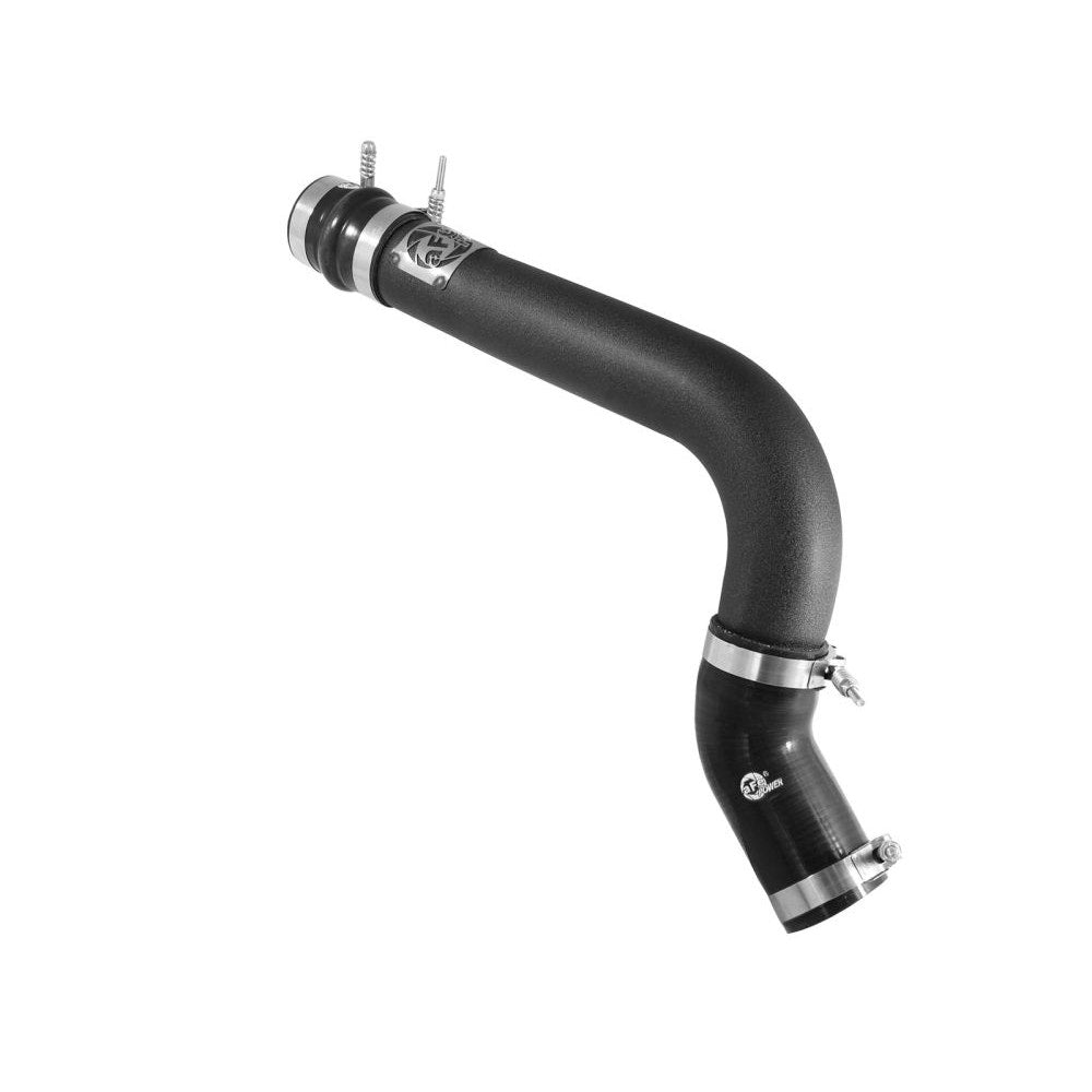 aFe Power 46-20138-B Bladerunner Intercooler Tube - Hot Side - 3 in. Powder Coated Wrinkle Black Stainless Steel
