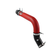 aFe Power 46-20138-R Bladerunner Intercooler Tube - Hot Side - 3 in. Powder Coated Textured Red Stainless Tube - Incl. Intercooler Tube/Couplings/T-Bolt Clamps