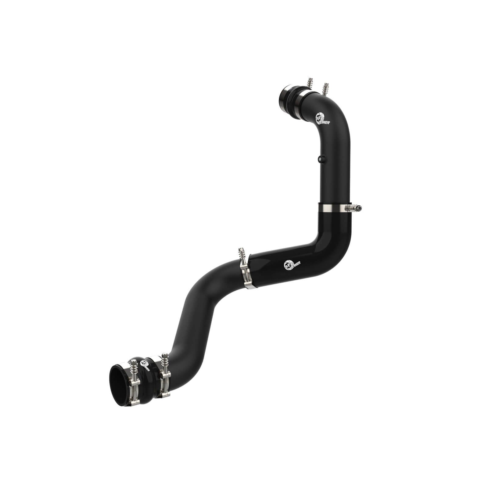 aFe Power 46-20448-B BladeRunner Black Powder Coated Aluminum Hot Charge Pipe