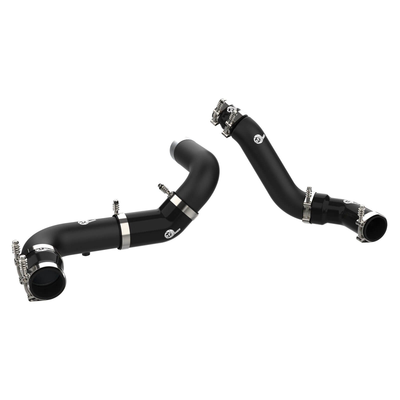aFe Power 46-20494-B BladeRunner Black Powder Coated Aluminum Hot And Cold Charge Pipe Kit