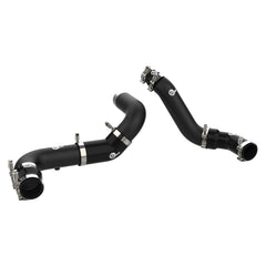 aFe Power 46-20494-B BladeRunner Black Powder Coated Aluminum Hot And Cold Charge Pipe Kit