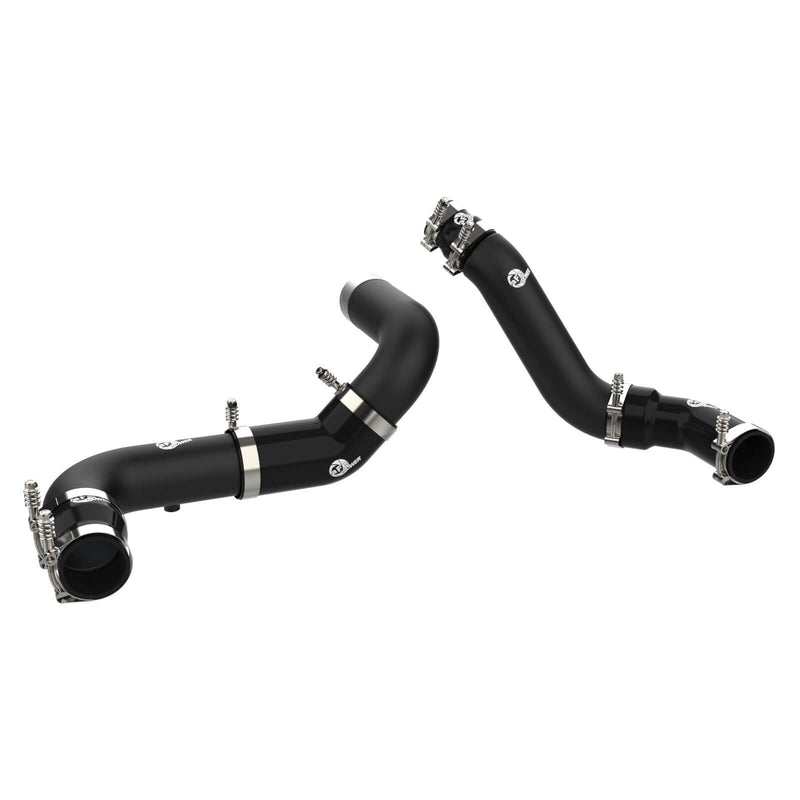 aFe Power 46-20494-B BladeRunner Black Powder Coated Aluminum Hot And Cold Charge Pipe Kit